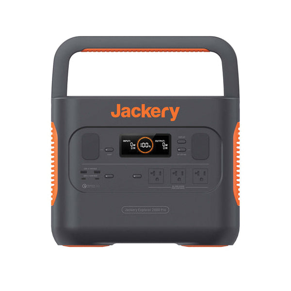 Jackery Explorer 2000 Pro 602020USA1B2 Portable Power Station, 120 V, 2200 W