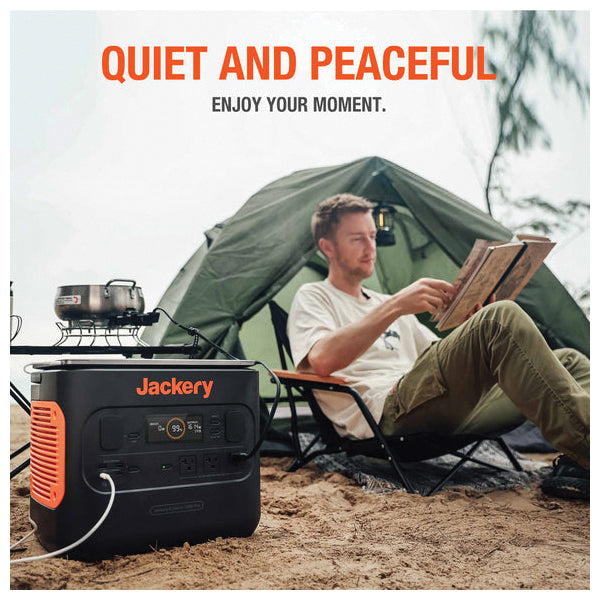 Jackery Explorer 2000 Pro 602020USA1B2 Portable Power Station, 120 V, 2200 W