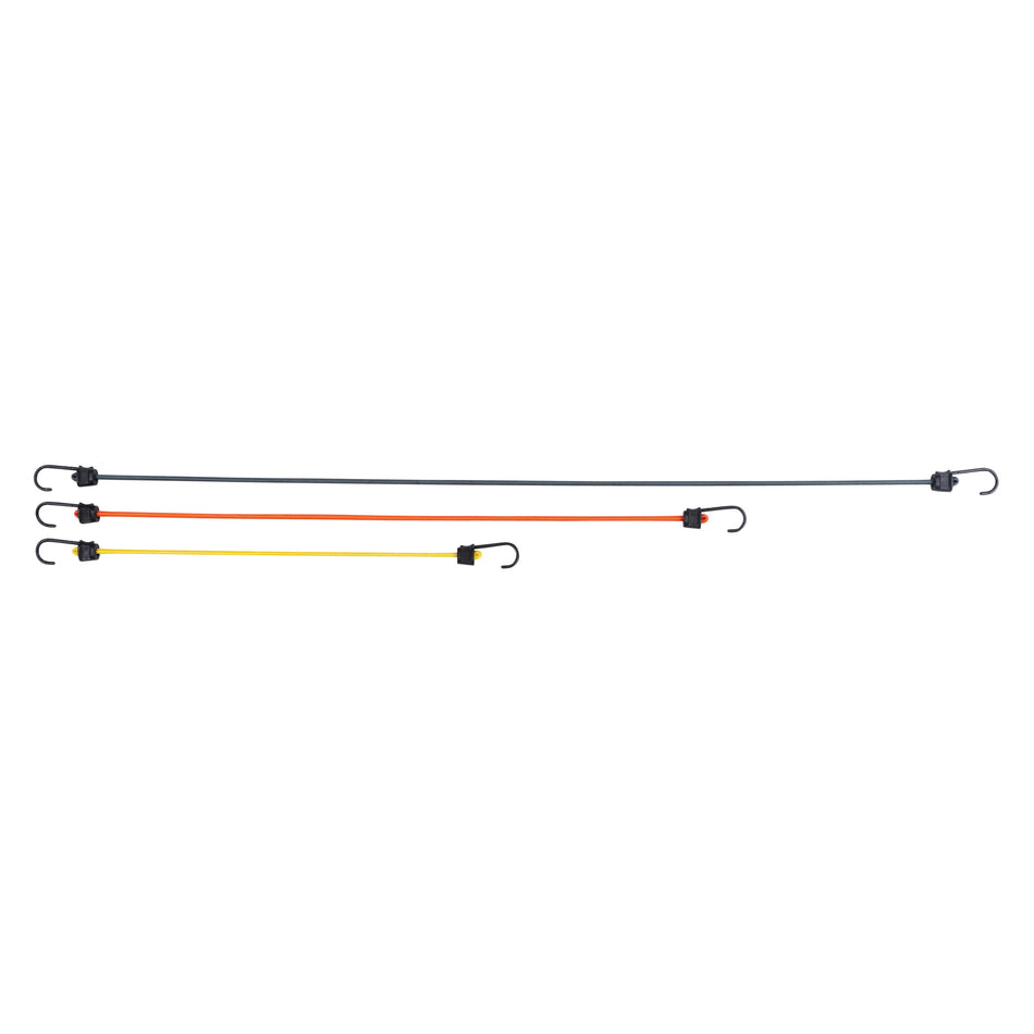 KEEPER™ 06327 General Purpose Bungee Cord, Rubber Cord, Multi-Color Cord, Steel Hook, Polypropylene-Coated Hook