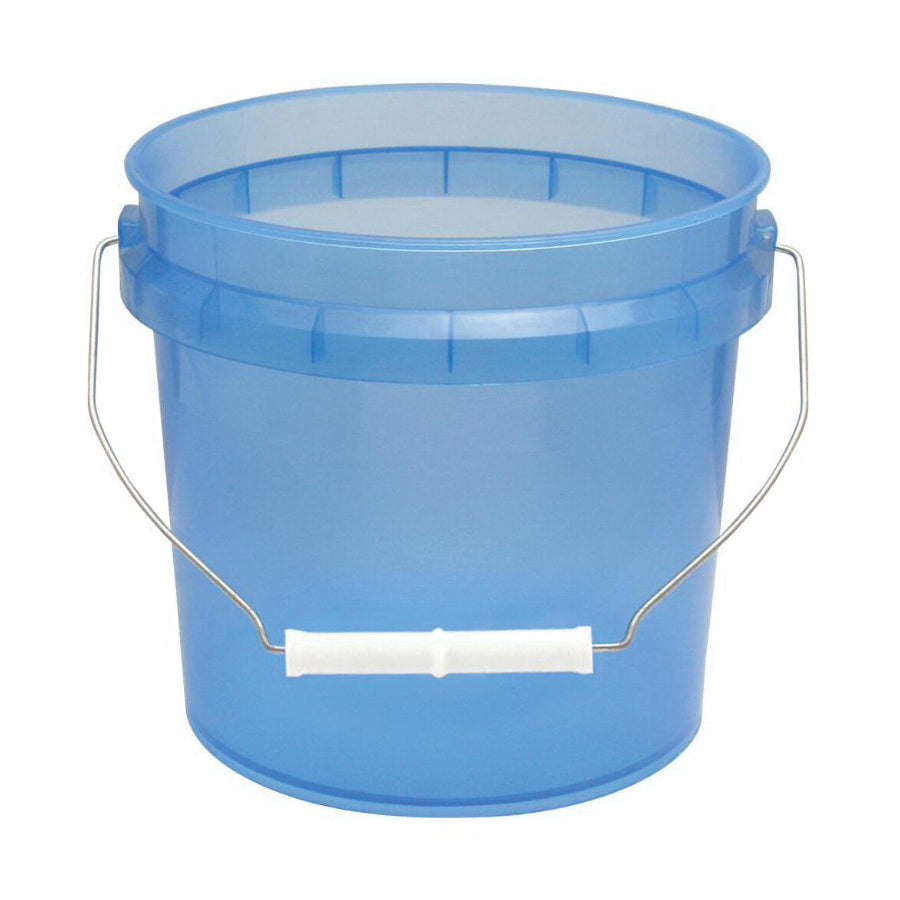 LEAKTITE® 001GBLCL012 Translucent Pail, 1 gal Capacity, Blue, Plastic