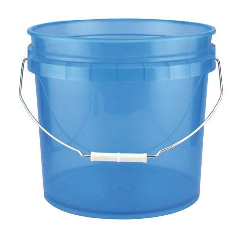 LEAKTITE® 003G1TBL010 Translucent Pail, 3.5 gal Capacity, Blue