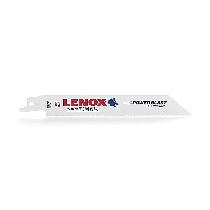 LENOX® 20563S818R Reciprocating Saw Blade, 8 in L, 3/4 in W, Straight Cut, 18 TPI, Universal Shank, Bi-Metal Blade