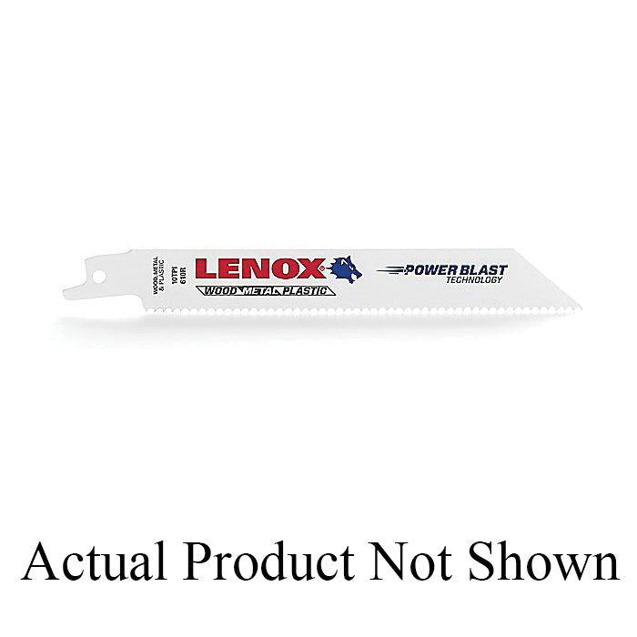 LENOX® 20581S810R Reciprocating Saw Blade, 8 in L, 3/4 in W, 10 TPI, Bi-Metal Cutting Edge, Bi-Metal Blade