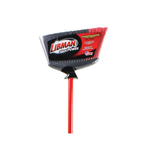 LIBMAN® 904 Indoor and Outdoor Angle Broom, Fiber Bristle