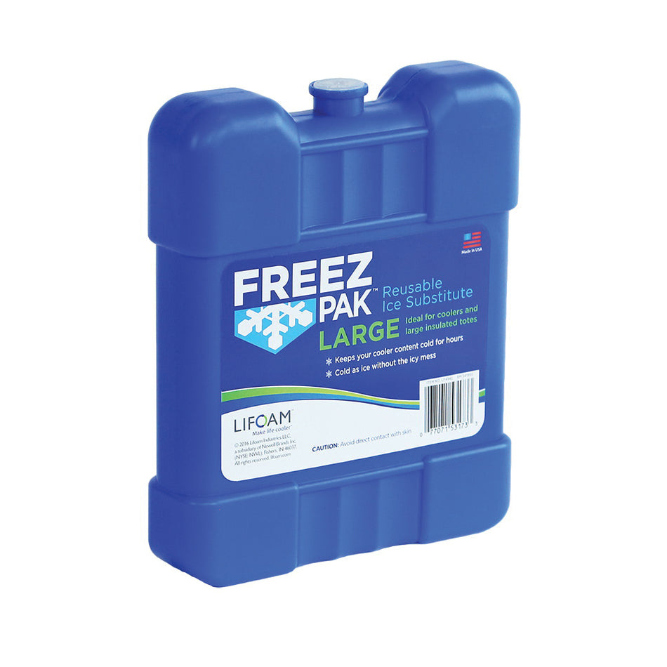 LIFOAM™ Freez Pak™ 1035041 Large Ice Pack, 7.3 in W Exterior, 7-1/2 in H Exterior, 1-1/2 in D Exterior, 42 oz Cooler