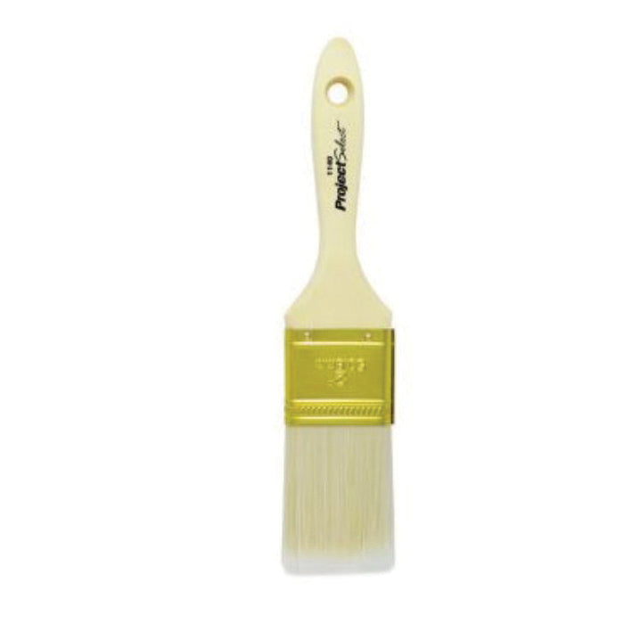 LINZER 1140-1 Paint Brush, 1 in W Brush, Polyester Bristle, Natural Wood Handle