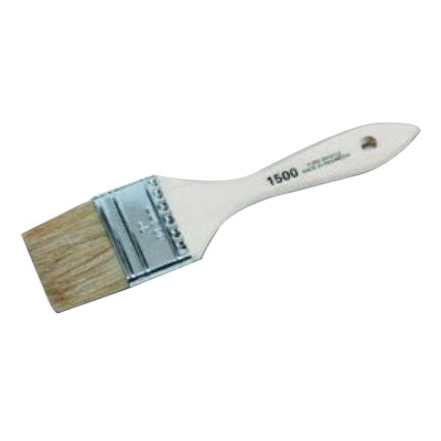 LINZER 150012 Paint Brush, 1/2 in W Brush, Chinese Bristle, White Bristle, Natural Wood Handle