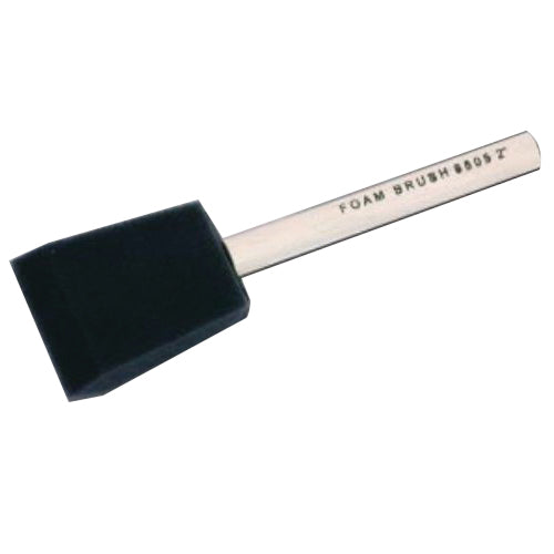 LINZER 85051 Foam Brush, 1 in W Brush, Foam Bristle, Wood Handle