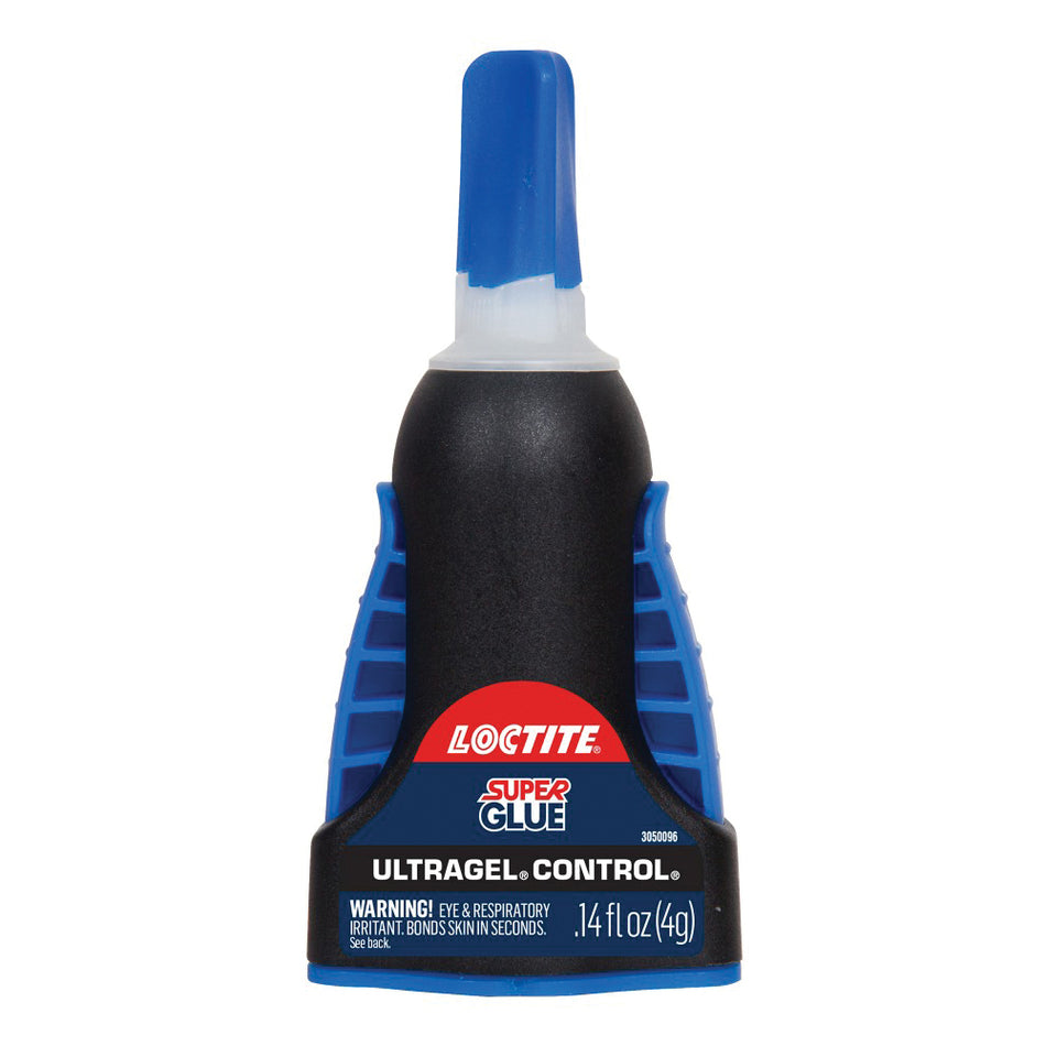 LOCTITE® 1363589 Super Glue Ultra Gel Control, Gel, Clear, Irritating, 12 to 24 hr Curing, 4 g, Bottle