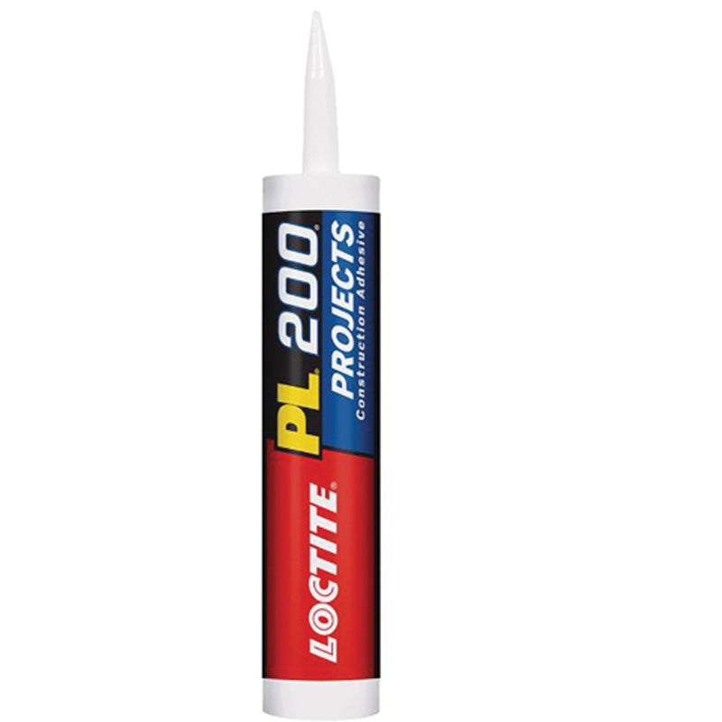 LOCTITE® PL® 200 1390602 Low VOC Projects Construction Adhesive, Paste, Off-White, Mild Acrylic, 48 hr Curing, 28 oz