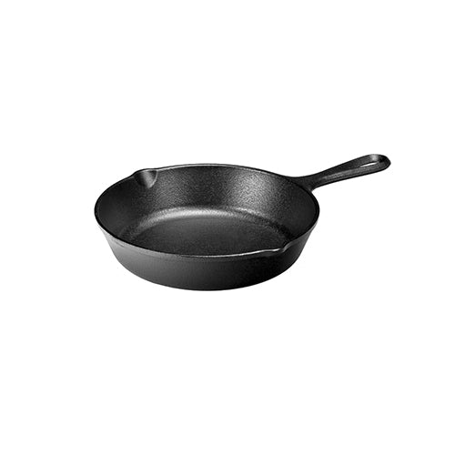 LODGE L5SK3 Skillet, 12-3/4 in L, 8.68 in W, 0.12 qt Capacity, Round, Cast Iron, Black, Teardrop Handle