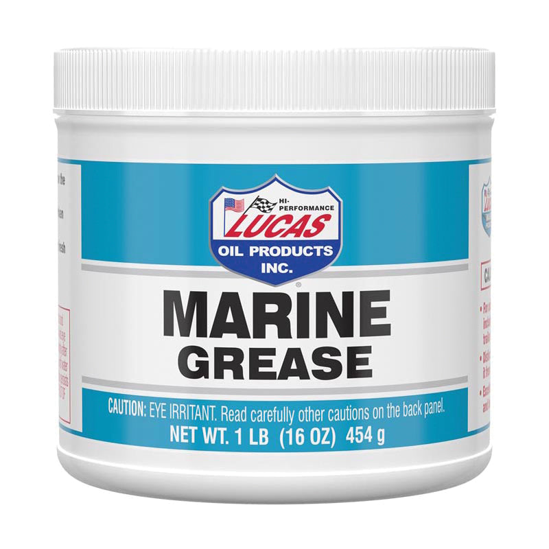 LUCAS OIL 11148 Marine Grease, Overbased Calcium Sulfonate Thickener, Blue, 16 oz, Tub