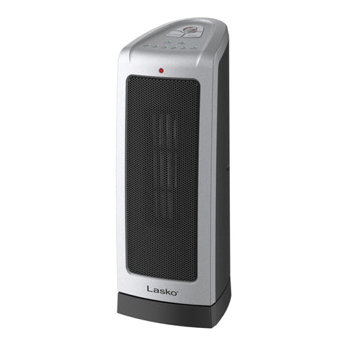 Lasko® 5309 Oscillating Ceramic Tower Space Heater With Adjustable Thermostat, 2-Heat Setting, 16 x 6-3/4 x 6 in