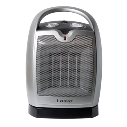 Lasko® 5409 Electric Oscillating Ceramic Tabletop Space Heater With Adjustable Thermostat, 2-Heat Setting