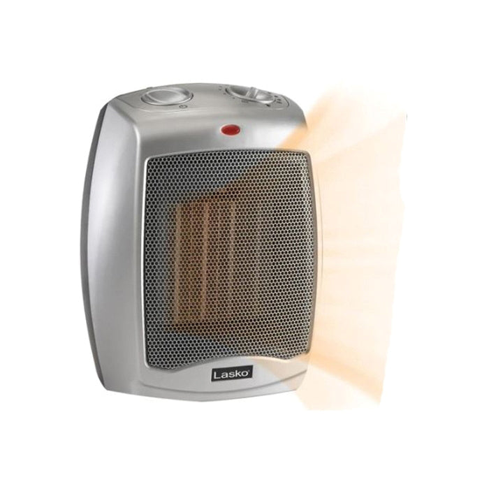 Lasko® 754200 Electric Ceramic Space Heater With Adjustable Thermostat, 2-Heat Setting, 9.2 x 6 x 7 in