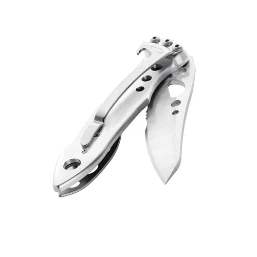 Leatherman® SKELETOOL® KBX 832378 Pocket Knife, 2 -Blade, Serrated, Straight Blade, 2.6 in L Blade, 5.87 in OAL