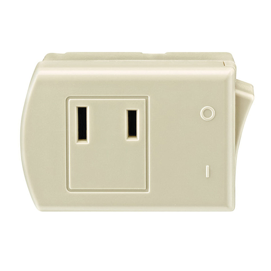 Leviton® 1469-I Switch Tap, 125 V, 13 A, Ivory Housing