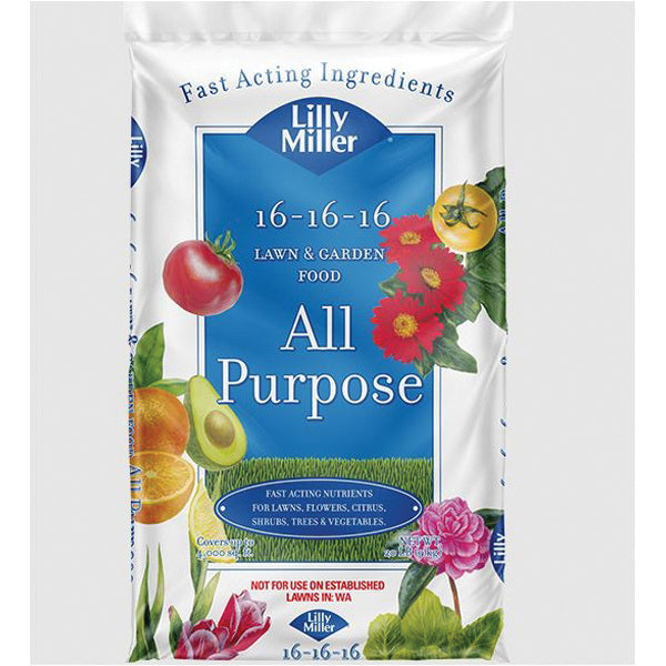 Lilly Miller® 100099132 All-Purpose Lawn and Garden Food, Solid, 20 lb, Bag