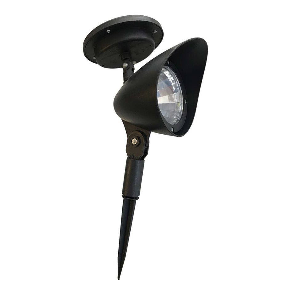 Living Accents 60118 Spotlight, Solar Powered Battery, LED Lamp, 15 Lumens Lumens