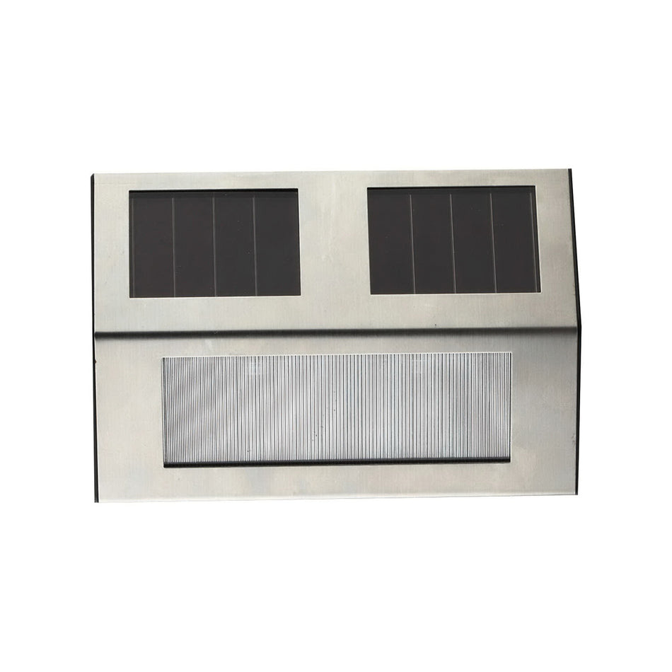 Living Accents 60199 Step Light, Solar Powered Battery, LED Lamp, 2 Lumens Lumens, Metal Fixture