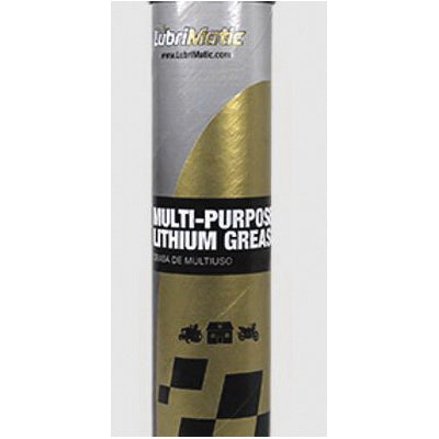 LubriMatic® 11315 Multi-Purpose Grease, Lithium Base, Slight Hydrocarbon, Black, 350 deg F, 14 oz, Cartridge