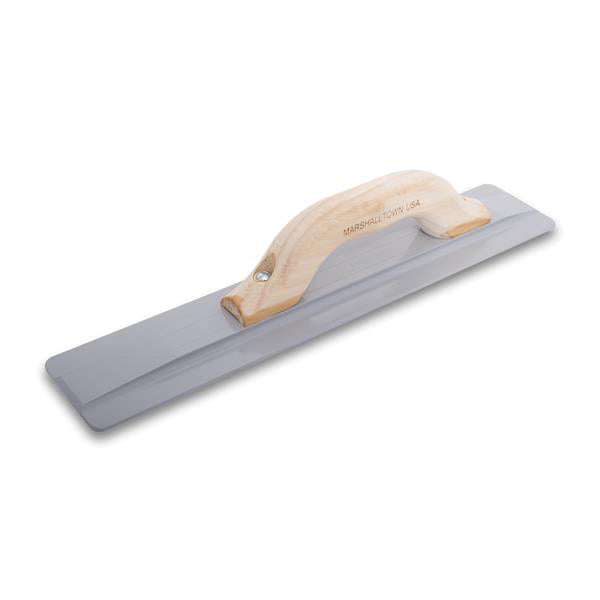 MARSHALLTOWN® 145 Concrete Float, 3-1/8 in W, 16 in L, Beveled End, Magnesium Blade, Wood Handle