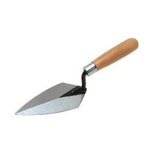 MARSHALLTOWN® 16195 Pointing Trowel, 2-3/4 in W Blade, 5-1/2 in L Blade, Wood Handle