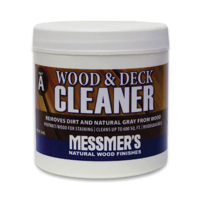 MESSMER'S WDA1 Wood Cleaner, 16 oz, Jar, Powder, 600 sq-ft/lb Coverage Area