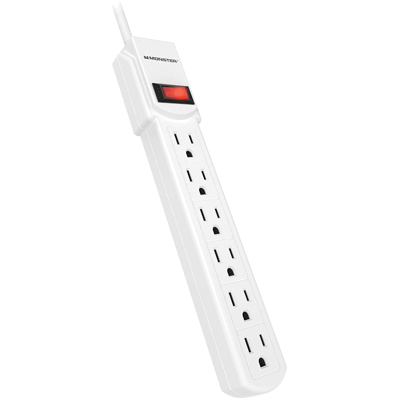 MONSTER® 1700 Power Outlet Strip, 6 -Outlet, 3 ft L Cord