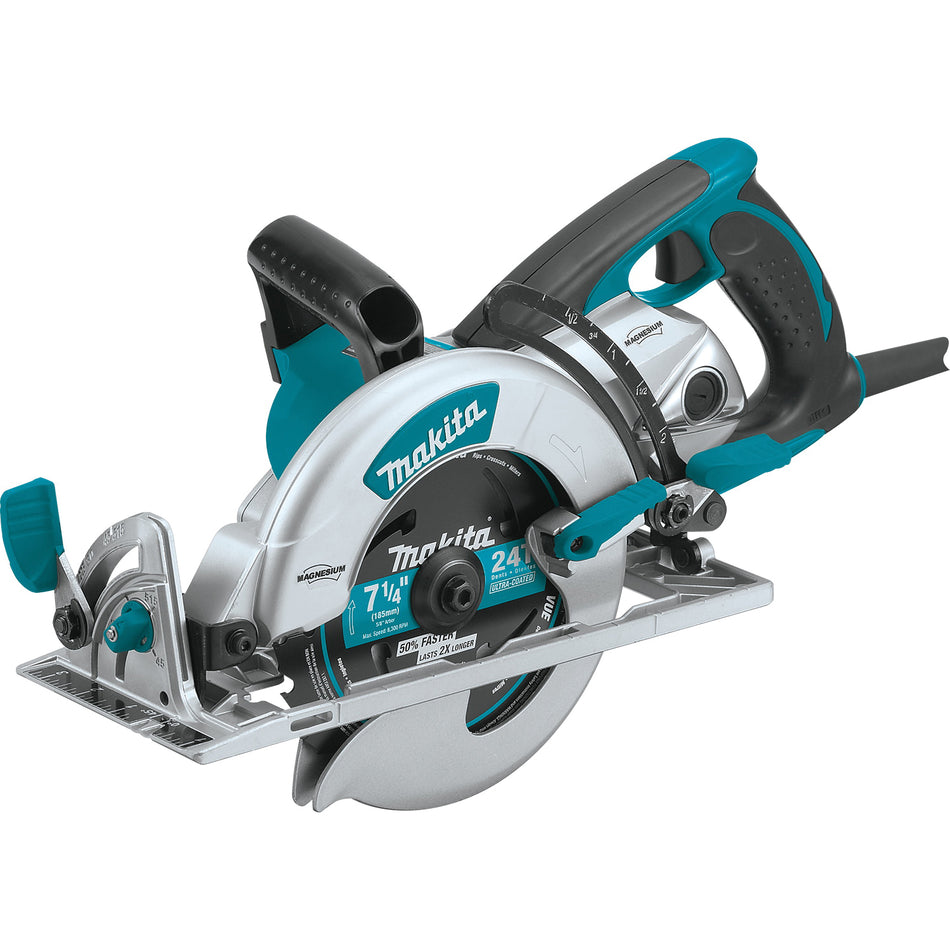 Makita® 5377MG Hypoid Saw, Tool/Kit: Tool, 7-1/4 in Dia Blade, 2-3/8 in, 1-3/4 in, 1-9/16 in D Cutting, 120 V, 2300 W