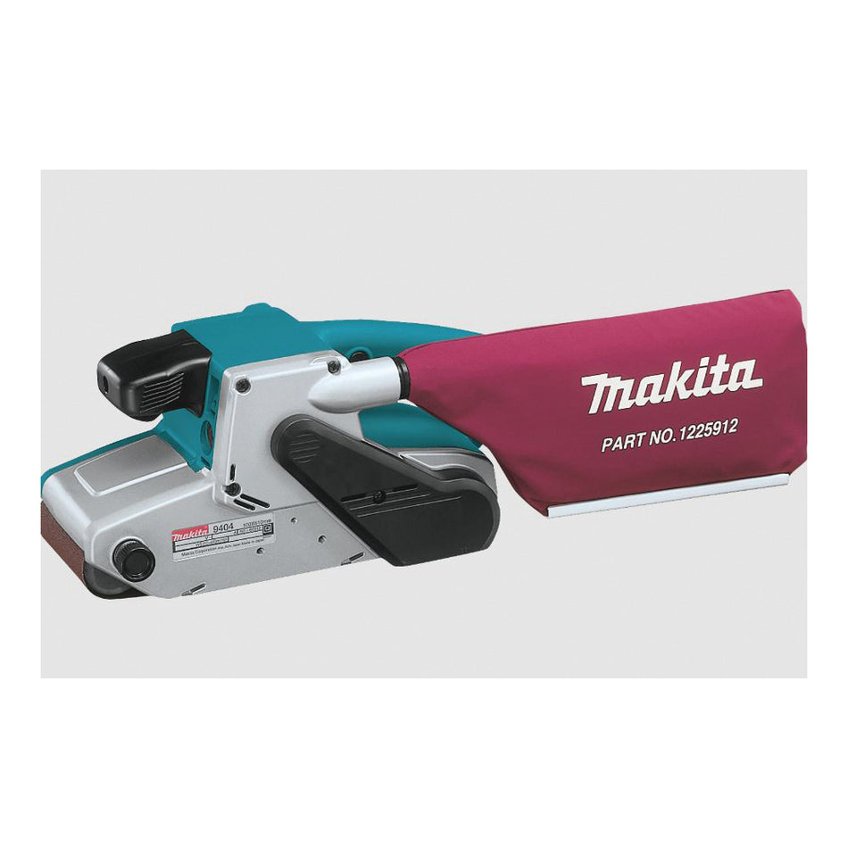 Makita® 9404 Belt Sander, Tool/Kit: Tool, 4 x 24 in Belt, 690 to 1440 fpm Speed, 13-1/8 in OAL