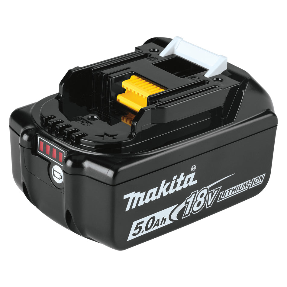 Makita® BL1850B Battery, 18 VDC, 5 Ah Battery Capacity, Lithium-Ion Battery Chemistry, 1-Battery