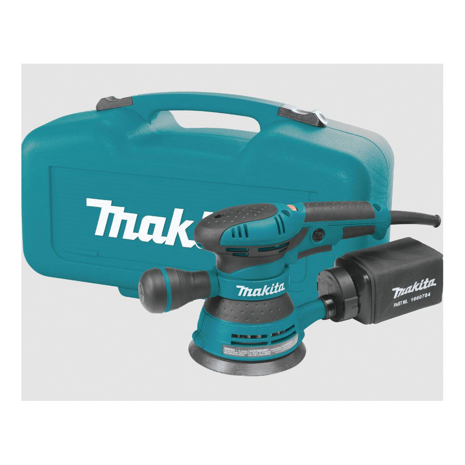 Makita® BO5041K Random Orbital Sander, Tool/Kit: Tool, 4-13/16 in Pad, 4000 to 12000 opm Orbits per Minute, 120 V