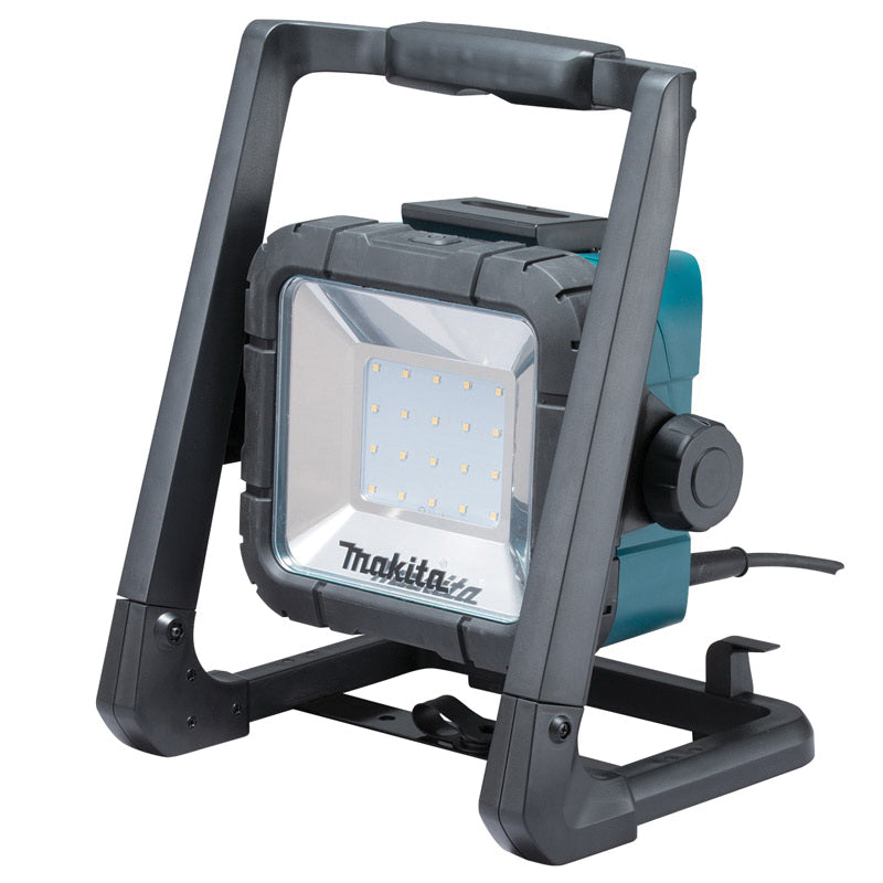 Makita® DML805 Worklight, Tool/Kit: Tool, 100 to 240 VAC/18 VDC, Lithium-Ion Battery, 5 Ah, 8-3/8 in OAL, LED Lamp