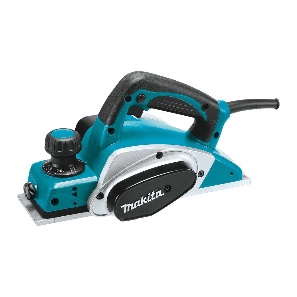 Makita® KP0800K Planer, Tool/Kit: Tool, 3-1/4 in W Cutting, 3/32 in D Cutting, 120 V, 17000 rpm Speed, 11-1/4 in OAL