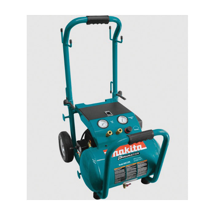 Makita® Big Bore™ MAC5200 Air Compressor, 5.2 gal Tank, 3 hp, 120 V, 140 psi Pressure, 6.9 cfm