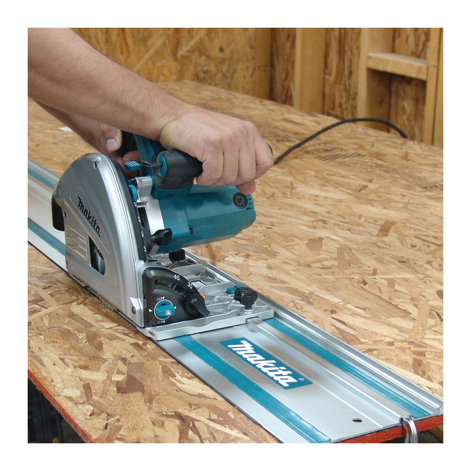 Makita® SP6000J1 Plunge Circular Saw Kit, Tool/Kit: Kit, 6-1/2 in Dia Blade, 1-9/16 in, 2-3/16 in D Cutting, 120 VAC