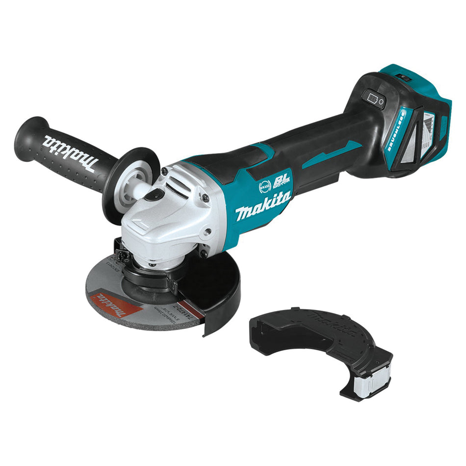 Makita® 18V LXT® XAG20Z Cordless Angle Grinder With Electric Brake, Tool/Kit: Tool, 5 in Dia Wheel, 18 V, 15 in OAL