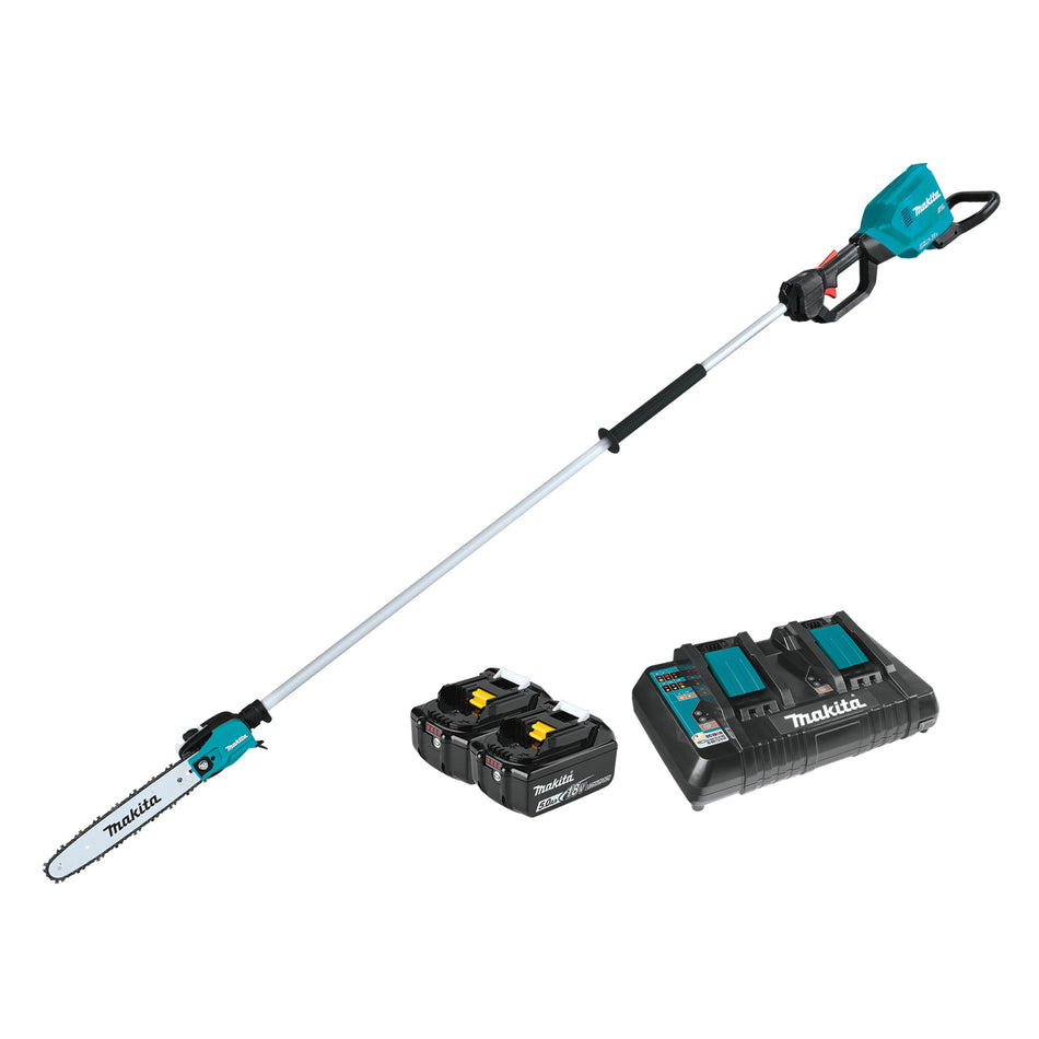 Makita® XAU01PTB Pole Saw Kit, Tool/Kit: Kit, 10 in L Bar, 36 V, Lithium-Ion Battery, 5 Ah, 8 ft OAL