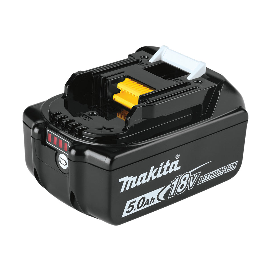 Makita® LXT® XBU02PT1 Brushless Blower Kit, Tool/Kit: Kit, 18 V, 473 cfm Air Flow, Lithium-Ion Battery, 5 Ah