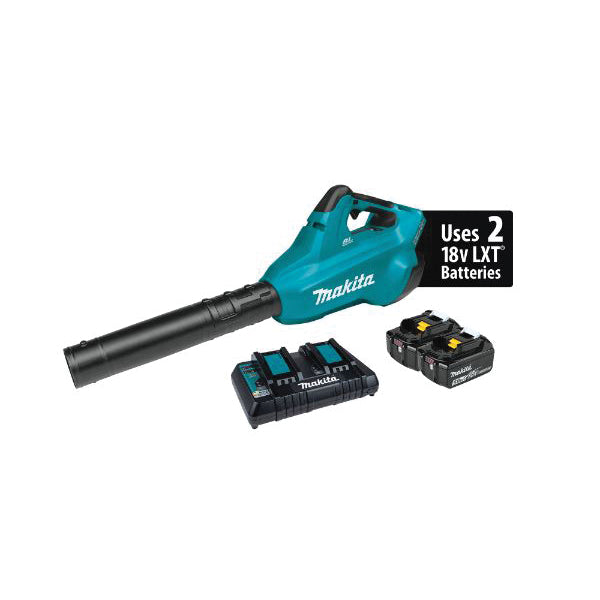 Makita® LXT® XBU02PT Brushless Blower Kit, Tool/Kit: Kit, 36 V, 473 cfm Air Flow, Lithium-Ion Battery, 5 Ah