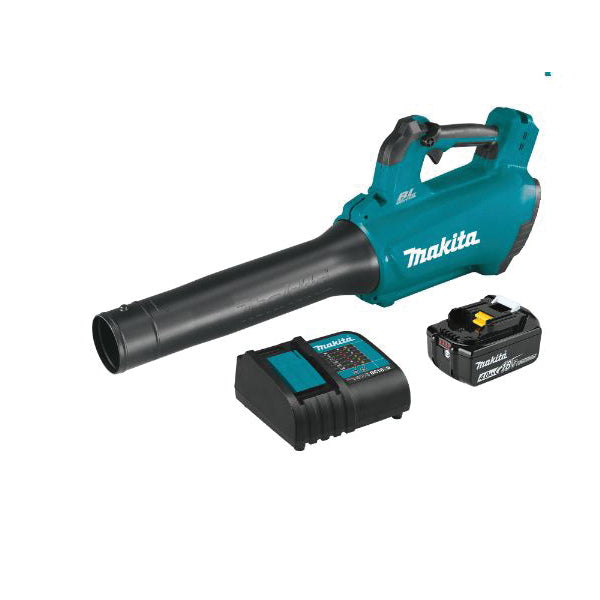 Makita® LXT® XBU03SM1 Brushless Cordless Blower Kit, Tool/Kit: Kit, 18 V, 459 cfm Air Flow, Lithium-Ion Battery, 4 Ah