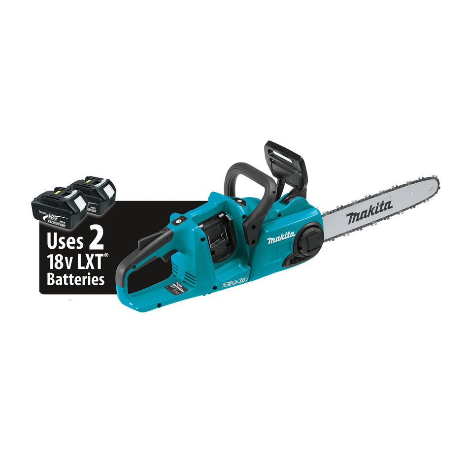 Makita® 18V LXT® XCU03Z Chainsaw, Tool/Kit: Tool, 14 in L Bar, 18 V, Lithium-Ion Battery, 5 Ah