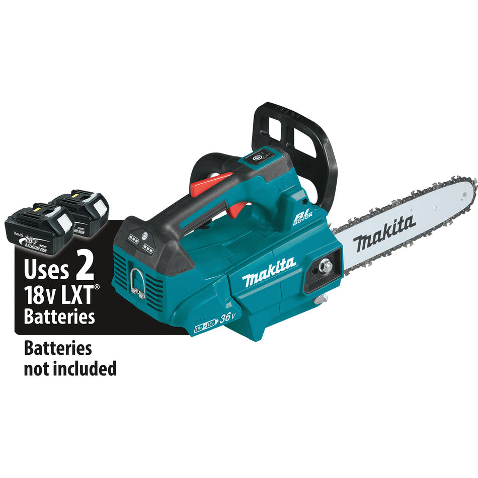 Makita® XCU08Z Brushless Top Handle Chainsaw, Tool/Kit: Tool, 14 in L Bar, 36 V, Lithium-Ion Battery