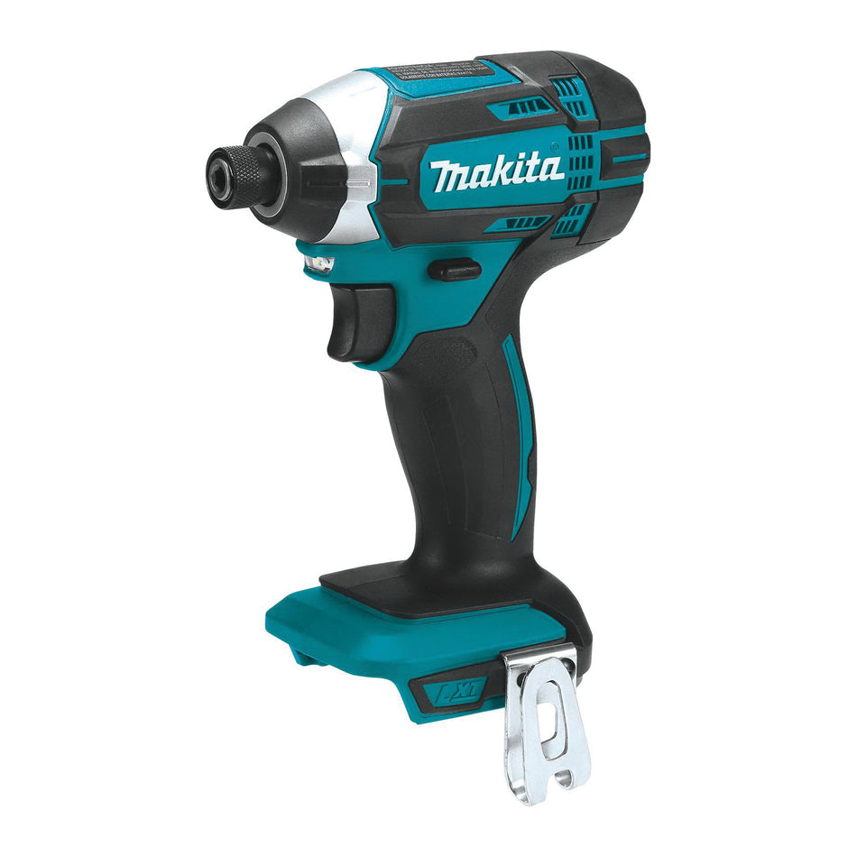 Makita® XDT11ZBARE Impact Driver, Tool/Kit: Tool, 1/4 in Drive, Hex Drive, 1460 in-lb, 0 to 3500 ipm, 18 VDC