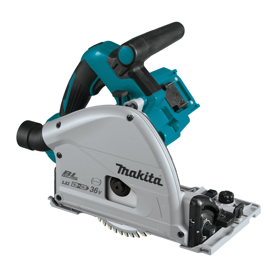 Makita® 18V LXT® XPS01Z Plunge Circular Saw, Tool/Kit: Tool, 6-1/2 in Dia Blade, 1-9/16 in, 2-3/16 in D Cutting, 36 V