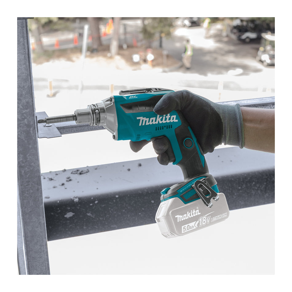 Makita® XSF03Z Brushless Drywall Screwdriver, Tool/Kit: Tool, 1/4 in Chuck, Hex Chuck, 18 VDC, LXT® Lithium-Ion Battery