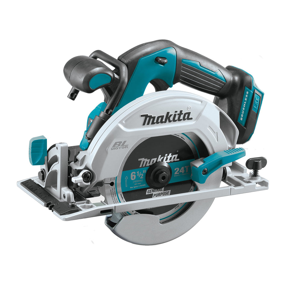 Makita® 18V LXT® XSH03Z Circular Saw, Tool/Kit: Tool, 6-1/2 in Dia Blade, 1-5/8 in, 1-7/16 in, 2-1/4 in D Cutting