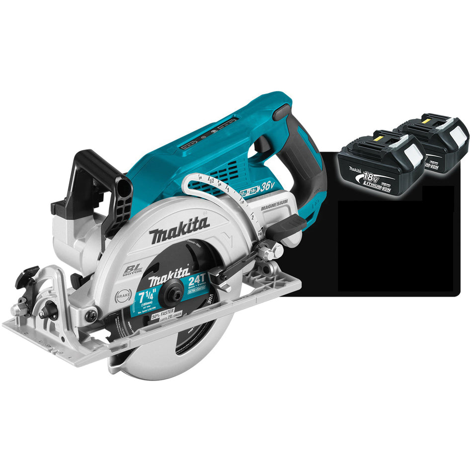 Makita® 18V LXT® XSR01Z Circular Saw, Tool/Kit: Tool, 7-1/4 in Dia Blade, 2-9/16 in, 1-1/2 in, 1-3/4 in D Cutting