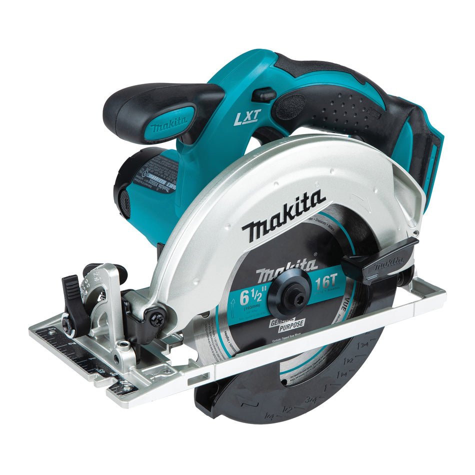 Makita® 18V LXT® XSS02Z Circular Saw, Tool/Kit: Tool, 6-1/2 in Dia Blade, 2-1/4 in D Cutting, 18 V, Lithium-Ion Battery